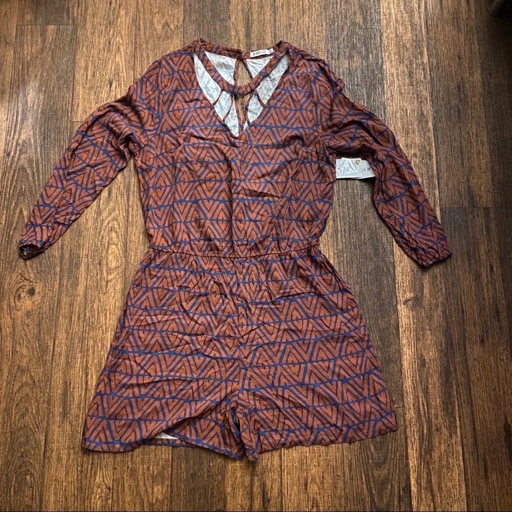 Justfab shorts romper